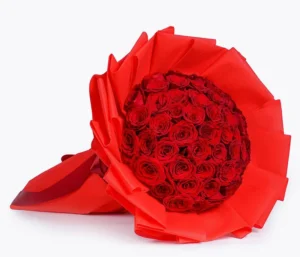 50 Red Roses Bouquet