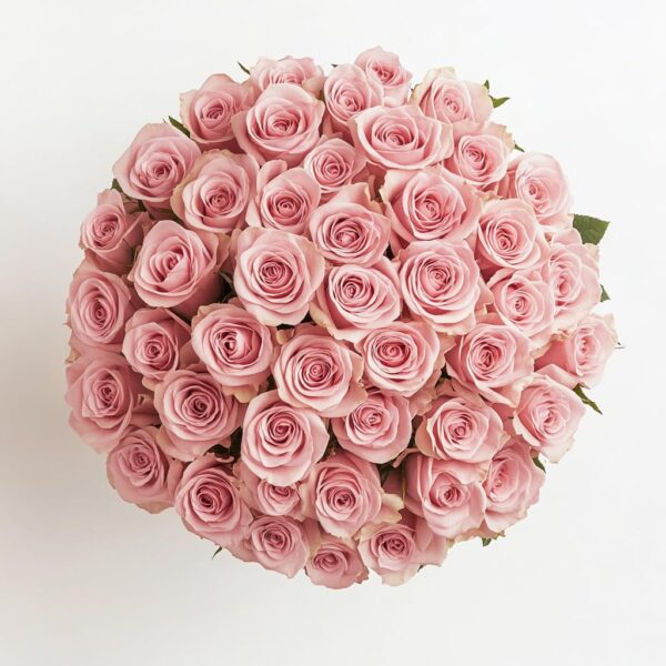50 Pink Roses Bouquet