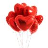 Heart Shape Foil 5 Balloons